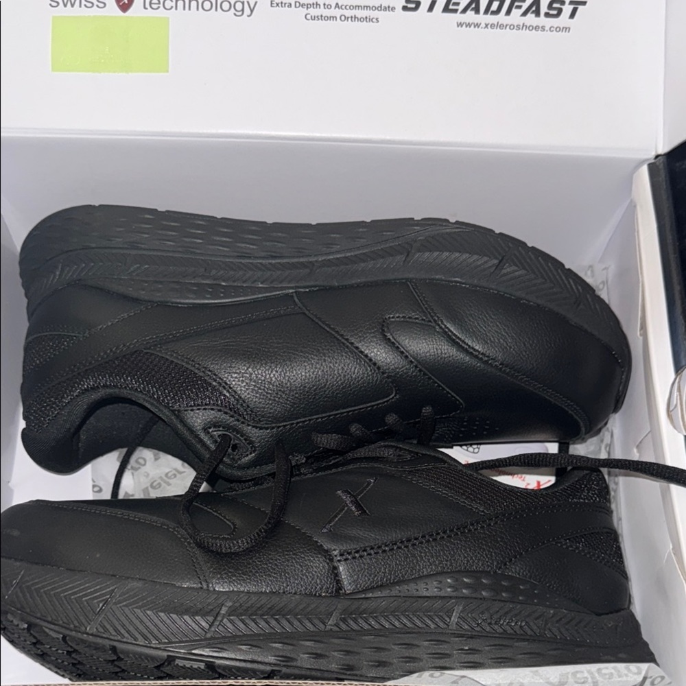 Black Mesh Slip-On Athletic Shoes with Chunky Sole